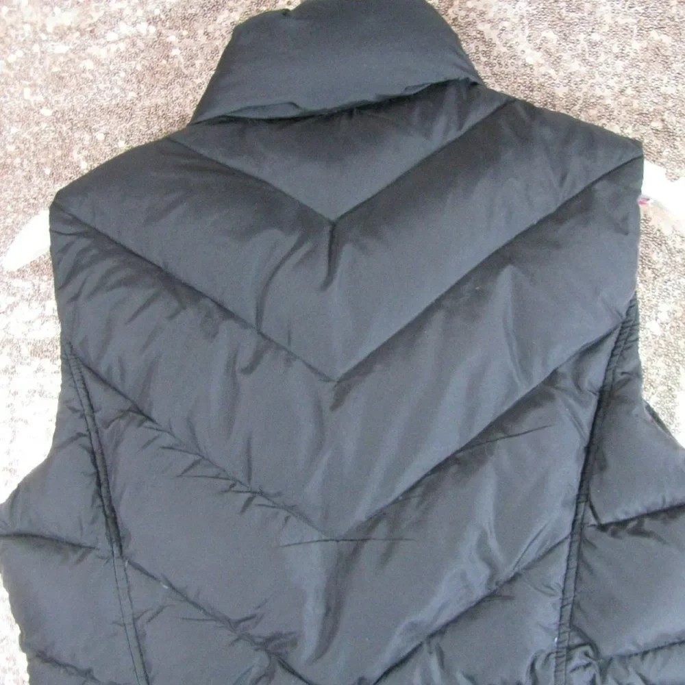 j crew puffer vest M Black
